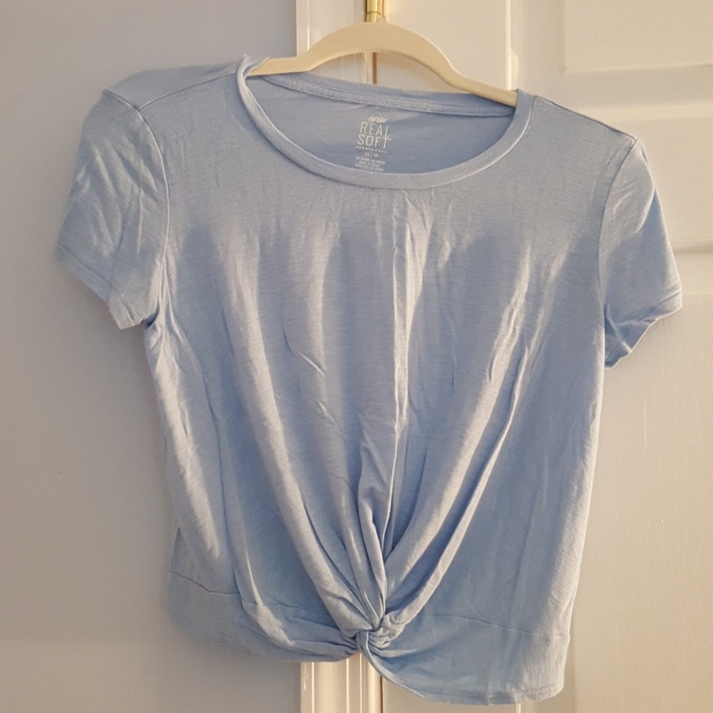Aerie twist front crop top